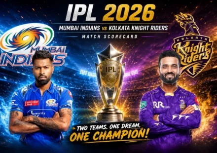 Mumbai Indians vs Kolkata Knight Riders Match Scorecard
