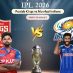 Punjab Kings vs Mumbai Indians Match Scorecard