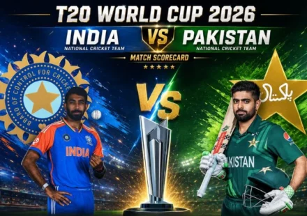 India National Cricket Team vs Pakistan National Cricket Team Match Scorecard