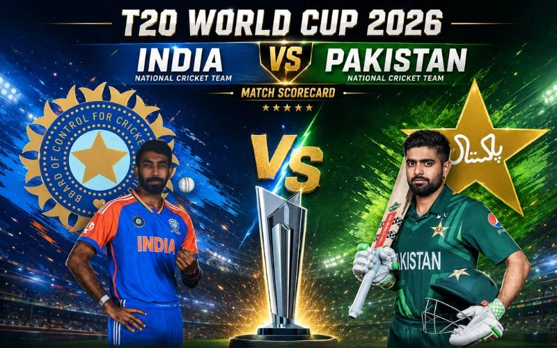 India National Cricket Team vs Pakistan National Cricket Team Match Scorecard
