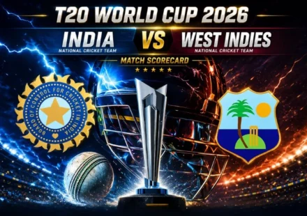 India National Cricket Team vs West Indies Cricket Team Match Scorecard