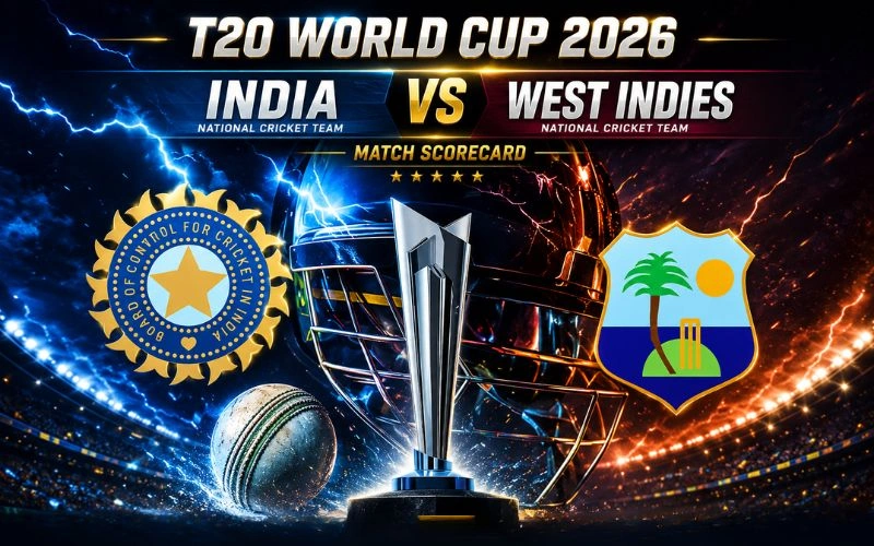 India National Cricket Team vs West Indies Cricket Team Match Scorecard