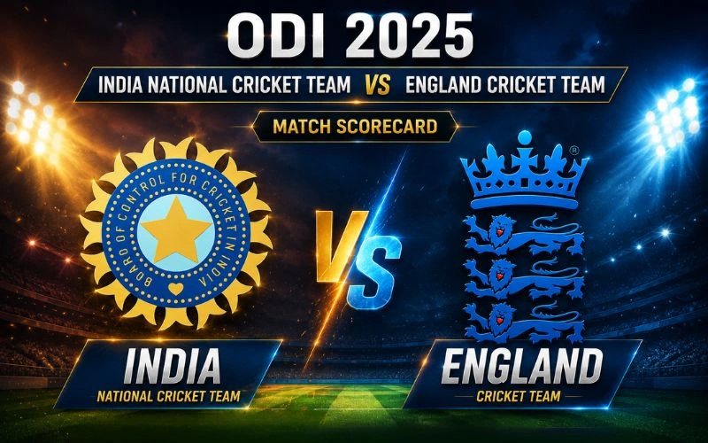 India National Cricket Team vs England Cricket Team Match Scorecard