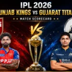 Punjab Kings vs Gujarat Titans Match Scorecard