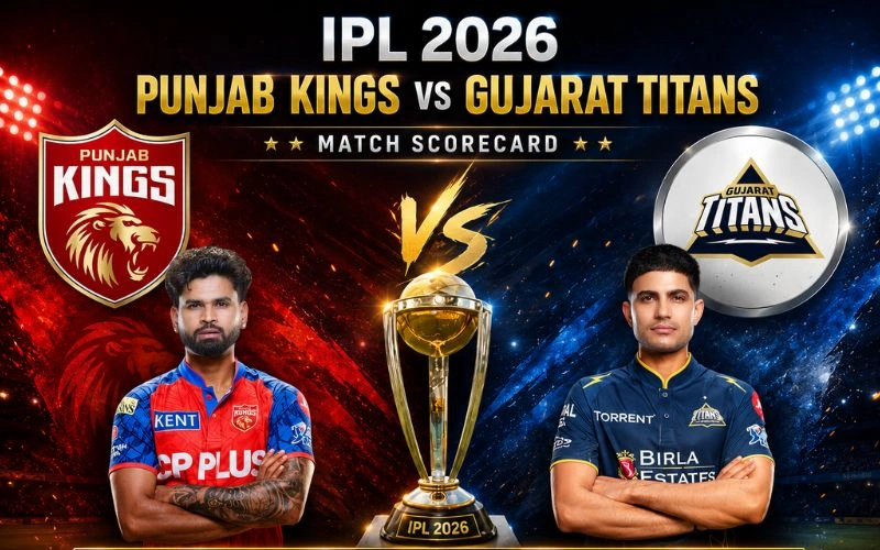 Punjab Kings vs Gujarat Titans Match Scorecard