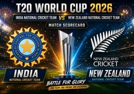 India National Cricket Team vs New Zealand National Cricket Team Match Scorecard