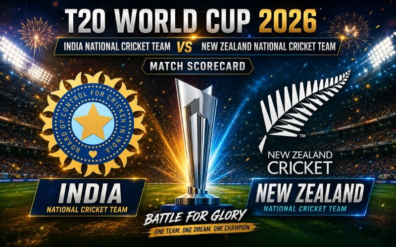 India National Cricket Team vs New Zealand National Cricket Team Match Scorecard