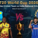 West Indies Cricket Team vs India National Cricket Team Match Scorecard