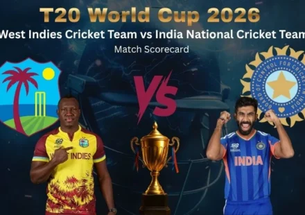 West Indies Cricket Team vs India National Cricket Team Match Scorecard