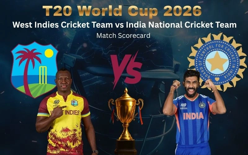 West Indies Cricket Team vs India National Cricket Team Match Scorecard