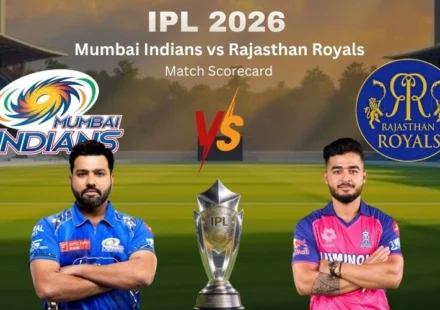 Mumbai Indians vs Rajasthan Royals Match Scorecard