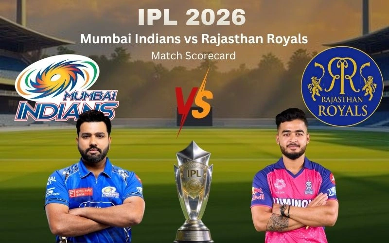 Mumbai Indians vs Rajasthan Royals Match Scorecard