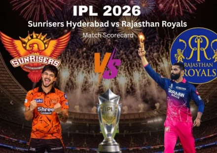 Sunrisers Hyderabad vs Rajasthan Royals Match Scorecard