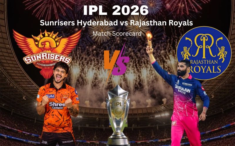 Sunrisers Hyderabad vs Rajasthan Royals Match Scorecard