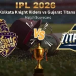 Kolkata Knight Riders vs Gujarat Titans Match Scorecard