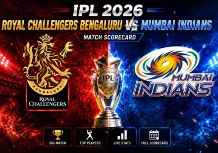 Royal Challengers Bengaluru vs Mumbai Indians Match Scorecard