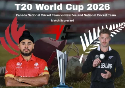 Canada National Cricket Team vs New Zealand National Cricket Team Match Scorecard: New Zealand’s Dominant Eight-Wicket Victory Explained