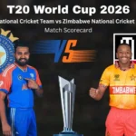 India National Cricket Team vs Zimbabwe National Cricket Team Match Scorecard