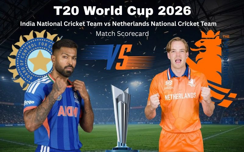 India National Cricket Team vs Netherlands National Cricket Team Match Scorecard