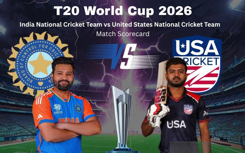 India National Cricket Team vs United States National Cricket Team Match Scorecard