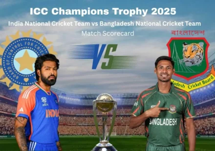 India National Cricket Team vs Bangladesh National Cricket Team Match Scorecard