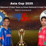 India National Cricket Team vs Oman National Cricket Team Match Scorecard