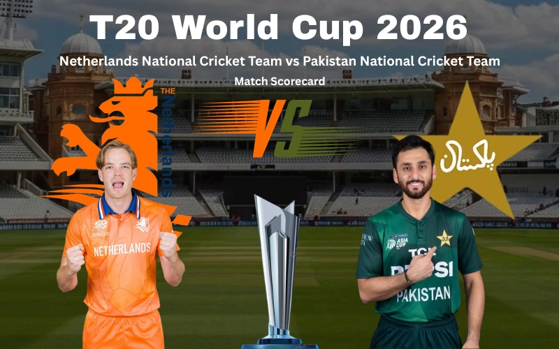 Netherlands National Cricket Team vs Pakistan National Cricket Team Match Scorecard: Pakistan Clinches Thrilling 3-Wicket T20 Victory