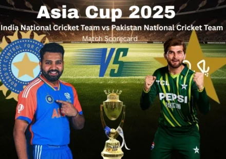 Pakistan National Cricket Team vs India National Cricket Team Match Scorecard