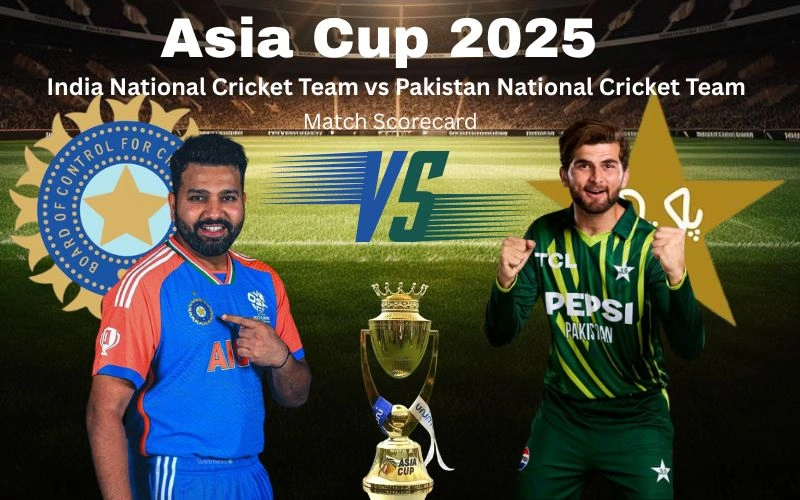Pakistan National Cricket Team vs India National Cricket Team Match Scorecard