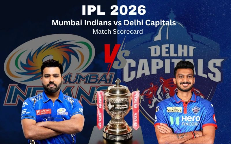 Mumbai Indians vs Delhi Capitals Match Scorecard