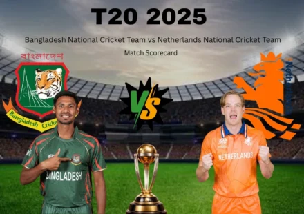 Bangladesh National Cricket Team vs Netherlands National Cricket Team Match Scorecard: Full 2025 Scorecard, Player Stats, Match Highlights Today