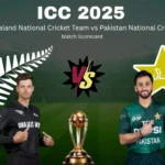 New Zealand National Cricket Team vs Pakistan National Cricket Team Match Scorecard: Complete ICC Champions Trophy 2025 Analysis