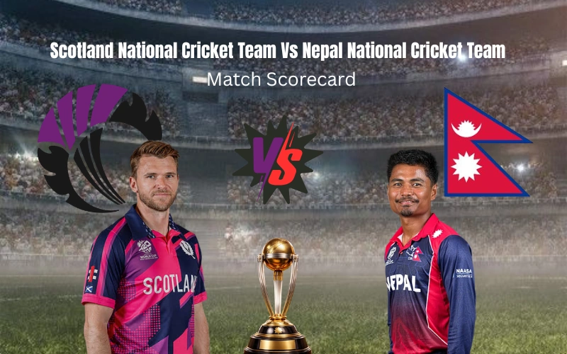 Scotland National Cricket Team Vs Nepal National Cricket Team Match Scorecard: Nepal Seals Stunning 1-Wicket Victory in Thriller