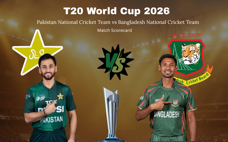 Pakistan National Cricket Team vs Bangladesh National Cricket Team Match Scorecard: Bangladesh Clinched a Dominant 8-Wicket Victory in 1st ODI