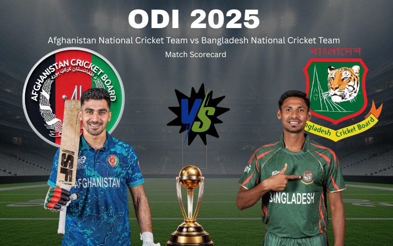 Afghanistan National Cricket Team vs Bangladesh National Cricket Team Match Scorecard: Complete 3rd ODI Stats, Highlights and Analysis Today