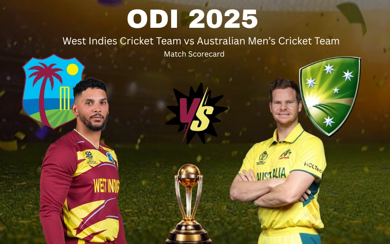 West Indies Cricket Team vs Australian Men’s Cricket Team Match Scorecard: Complete 3rd T20I Highlights, Stats & Result 2025